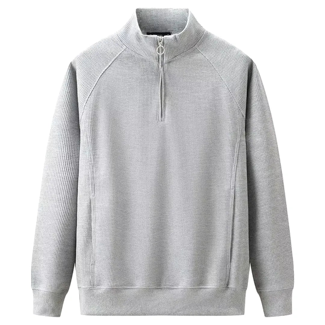 Stilla | Sweatshirt med Halv Lynlås