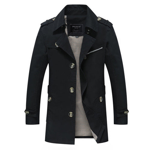 Stilla | Trenchcoat til Herrer - Stilfuld Beskyttelse