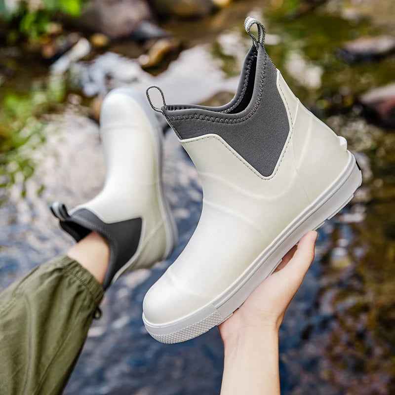 Stilla | Gummi Reg Støvler - Stilfuld og Komfortabelt Outdoor Fodtøj