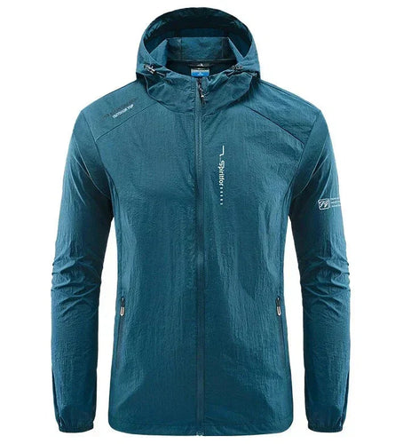 Stilla | Herre Windbreaker Jakke - Fuld Lynlås og Hætte
