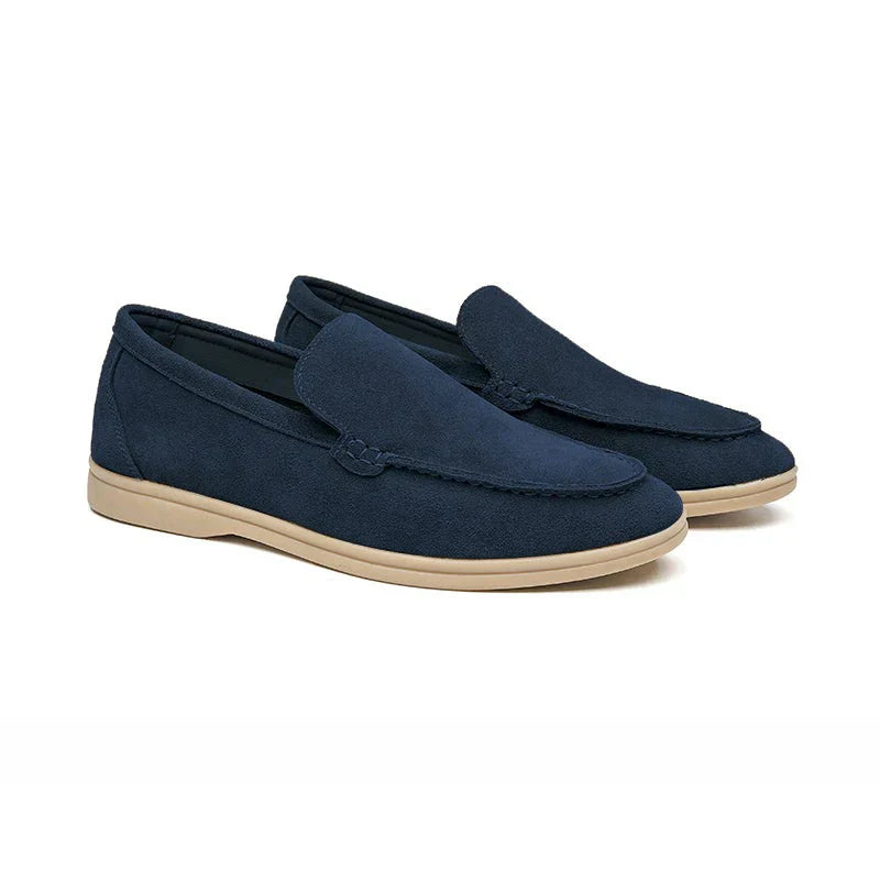 Stilla | Premium loafers i ruskind