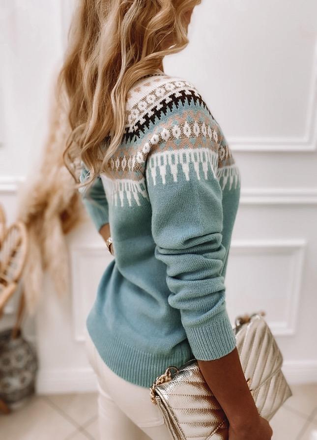 Stilla | Vintage Norske sweater med mønster