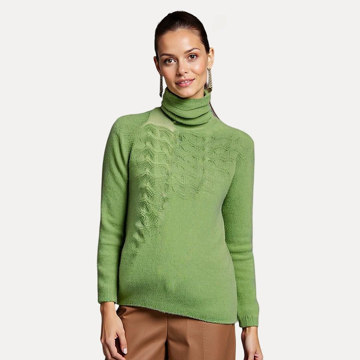 Stilla | Turtleneck Sweater Kvinder Lavet Af Akryl