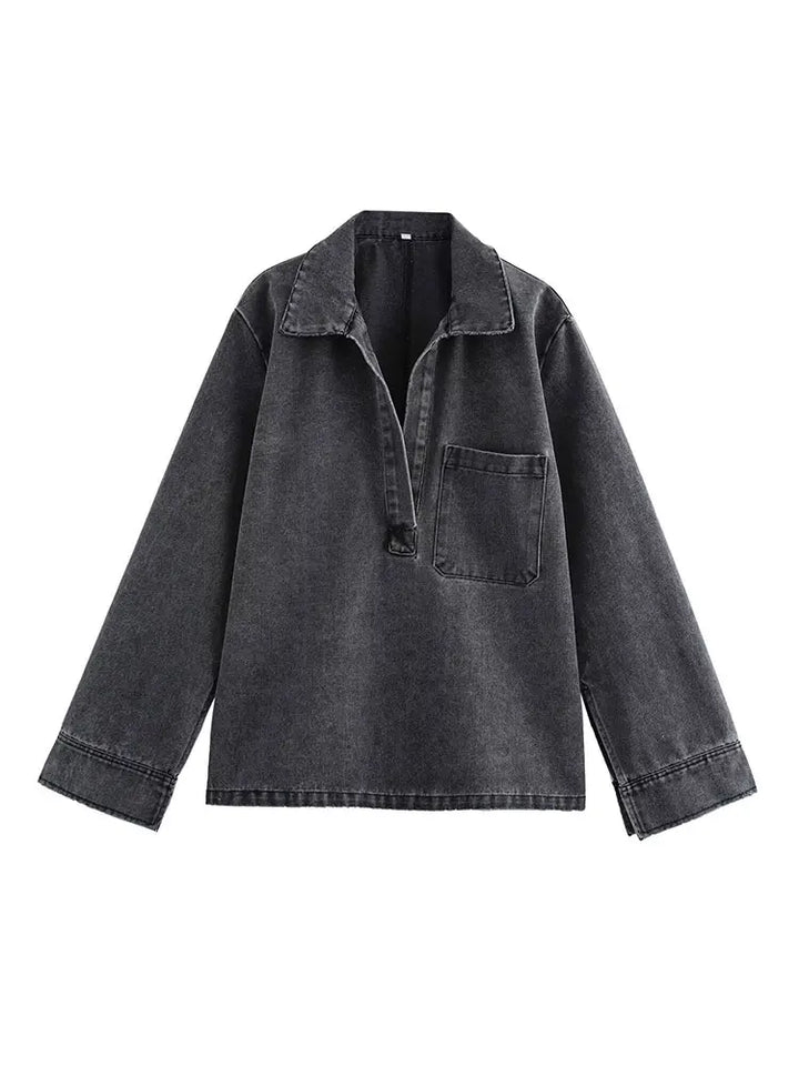 Stilla | 2-Delt Denim Outfit til Efteråret 2025