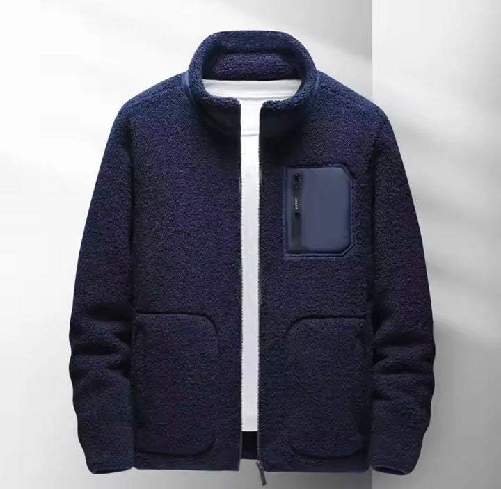 Stilla | Herre Zip-Up Jakke - Høj Krave med flere Lommer