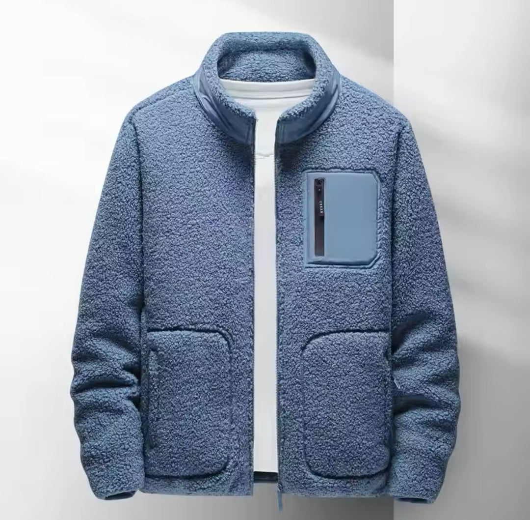 Stilla | Herre Zip-Up Jakke - Høj Krave med flere Lommer
