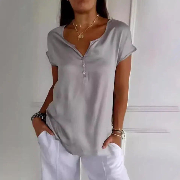 Stilla | Elegant Top Med V-Udskæring