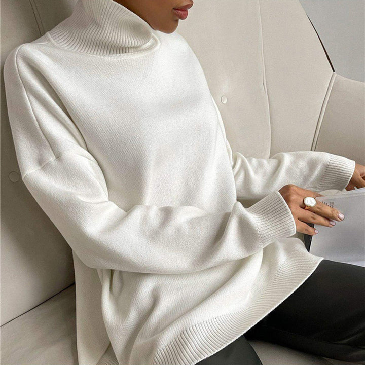 Stilla | Højkravepullover med Lange Ærmer