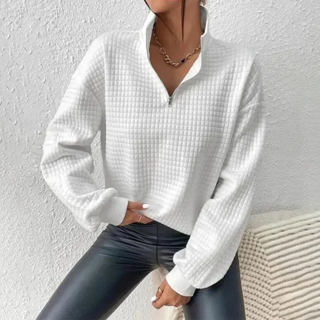 Stilla | Pullover med lynlås