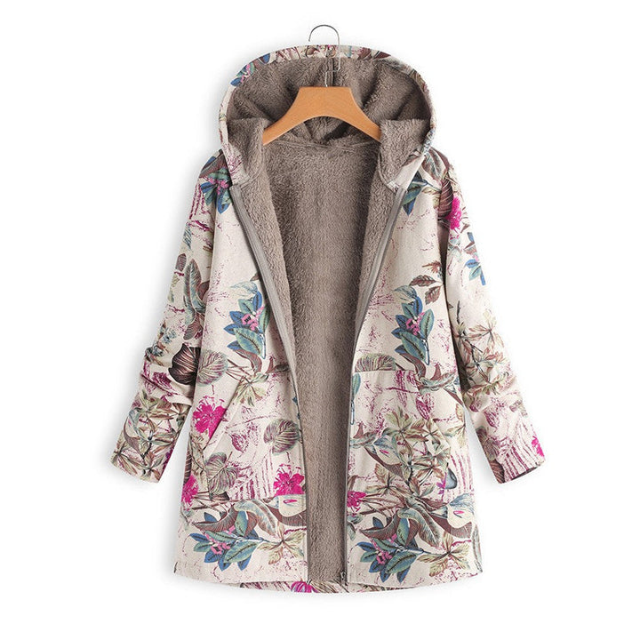Stilla | Mønstret Jakke I Vintage-Stil
