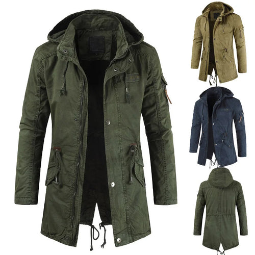 Stilla | Herre Parka Fleece - Behagelig Vindjakke