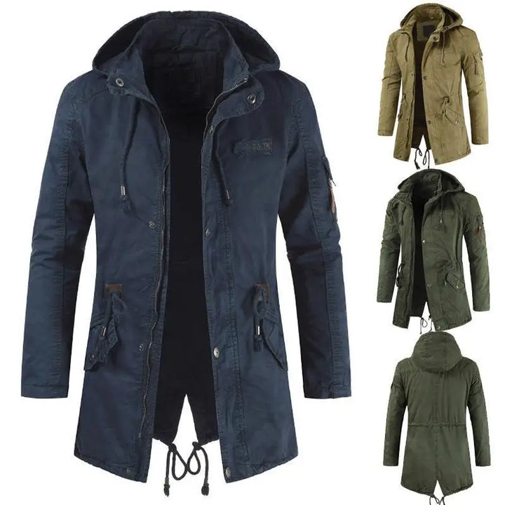 Stilla | Herre Parka Fleece - Behagelig Vindjakke