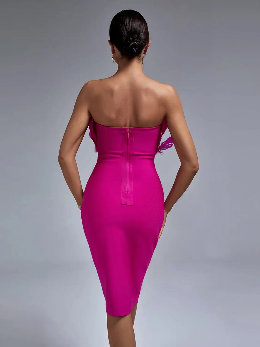 Stilla | Robe Bandage i Fjer til Elegante Damer