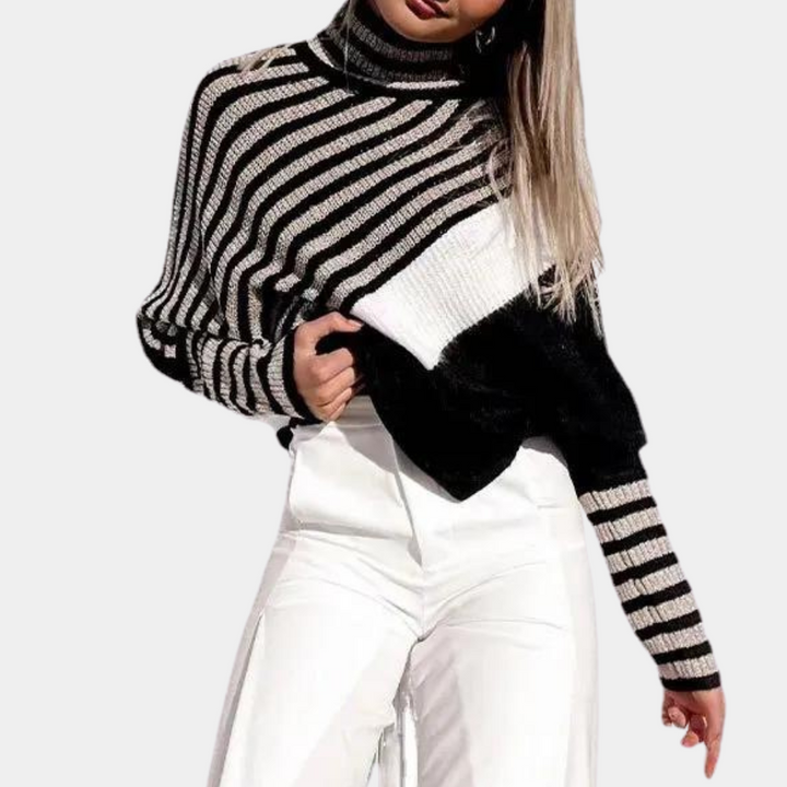 Stilla | Trendy Sweater med Bred Ærme til Damer