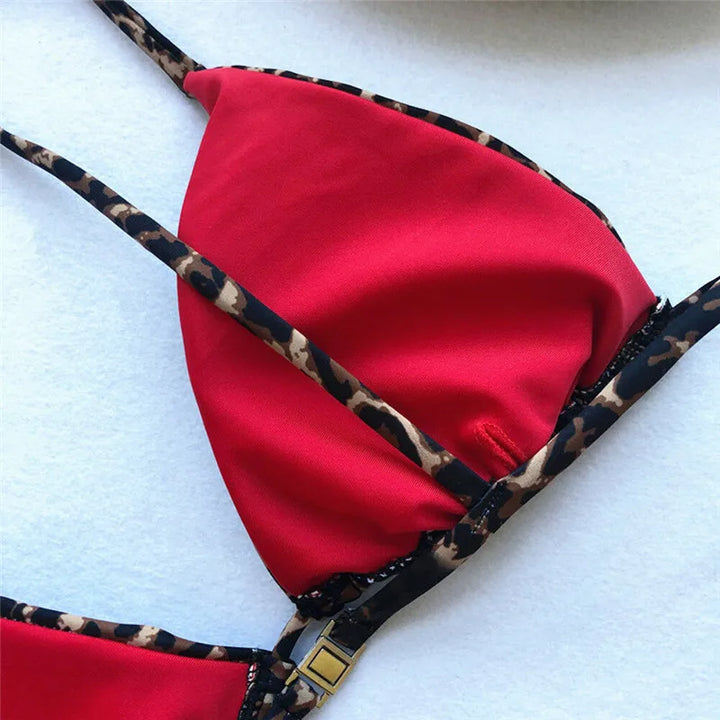 Skovae | Luksus Sommer Bikini Sæt Sexy Tier Leopard