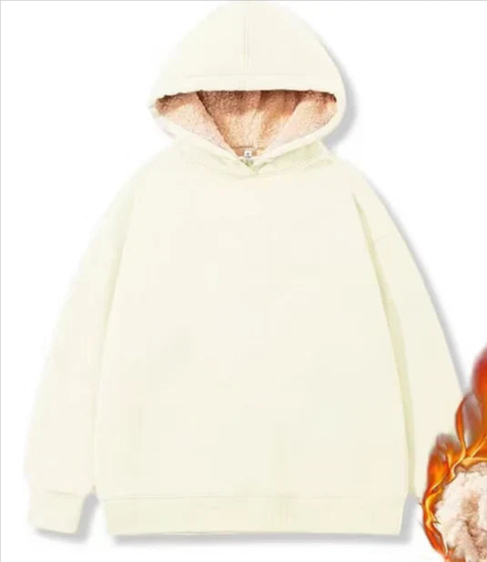 Stilla | Sweatshirt med Sherpa-fyr med hætte