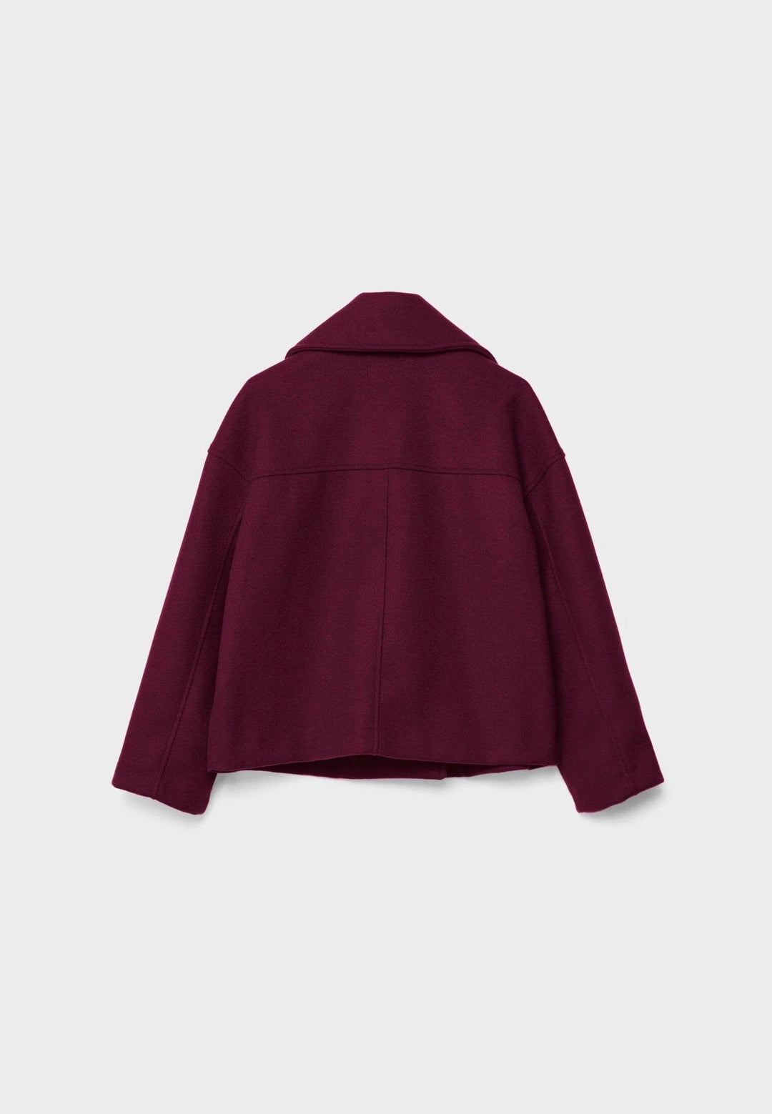 Stilla | Cropped Dobbeltbrystet Frakke Boxy Kort Jakke