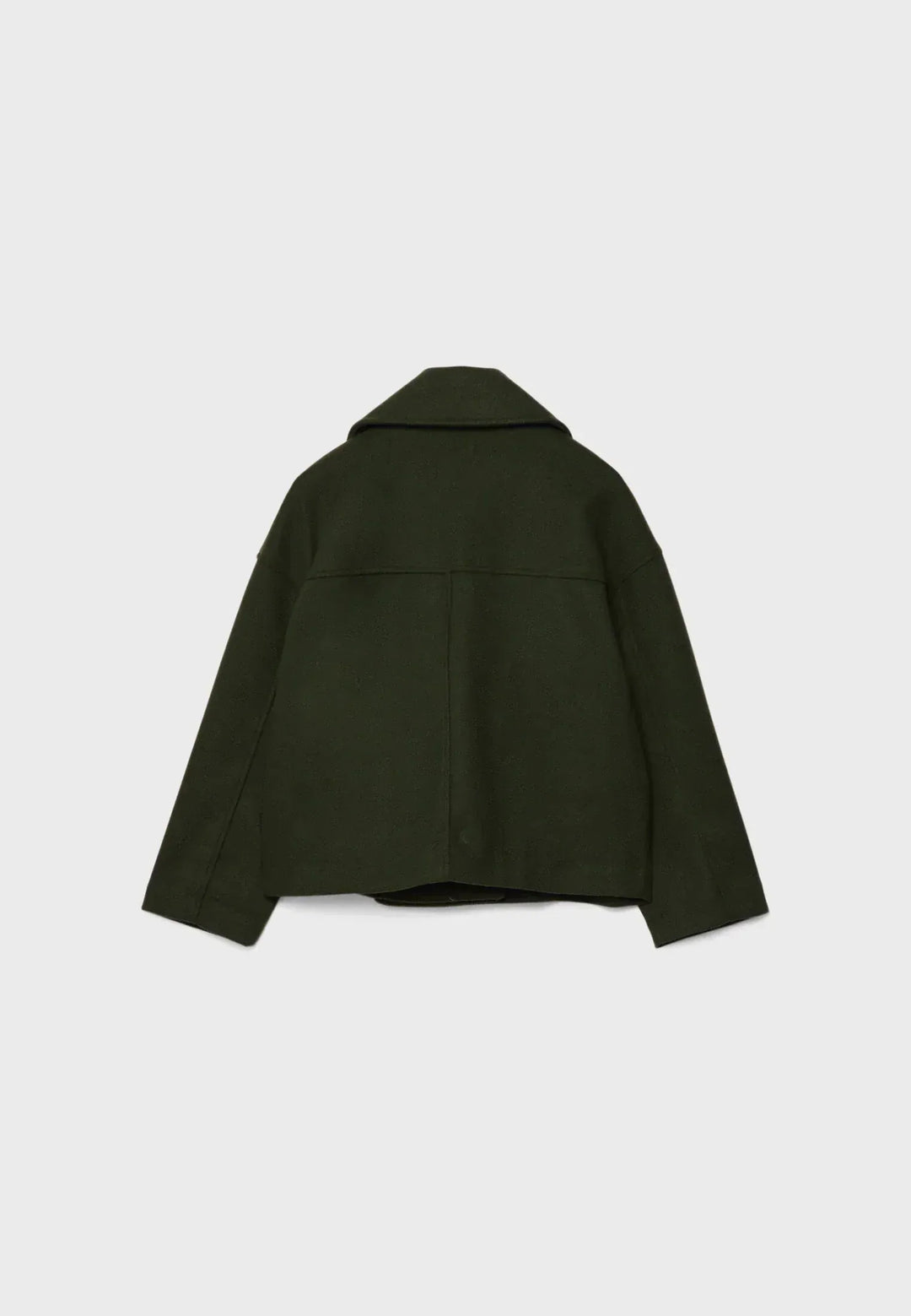 Stilla | Cropped Dobbeltbrystet Frakke Boxy Kort Jakke