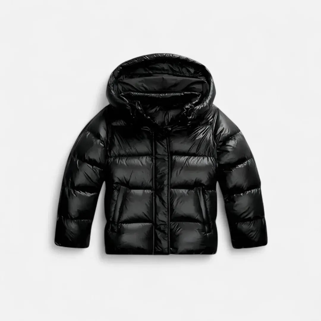Stilla | Hætte Slim Puffer Jakke