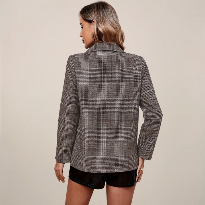 Stilla | Ternet Blazer – Reverskrave, Enkeltknap, Langsnit