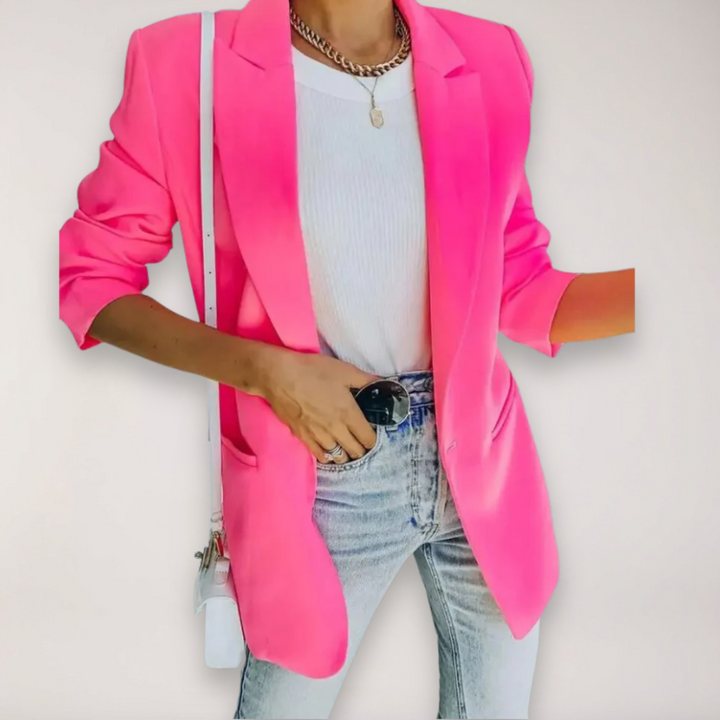 Stilla | Oversize Blazer – Enkeltstående med Reversjakke til Elegant Lagdeling