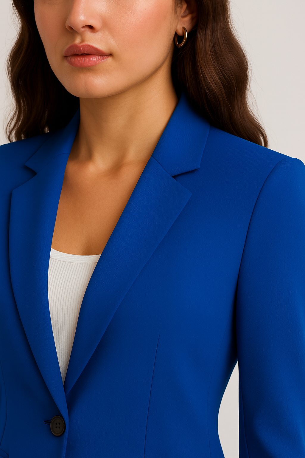 Stilla | Skræddersyet Blazer – Enknap – Slim Fit – Blå
