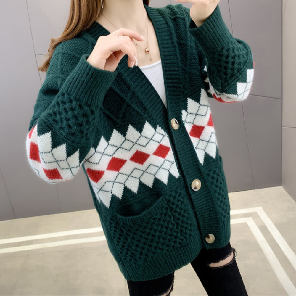 Stilla | Stylish Strikket Cardigan til Damer