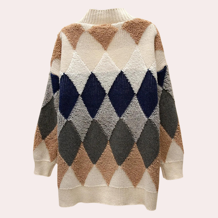 Stilla | Moderne V-Hals Cardigan til Kvinder