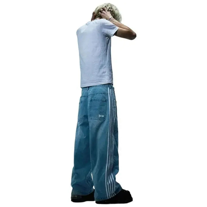 Stilla | Baggy jeans med høj talje