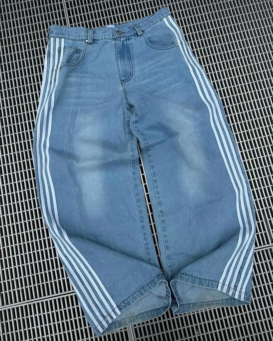Stilla | Baggy jeans med høj talje