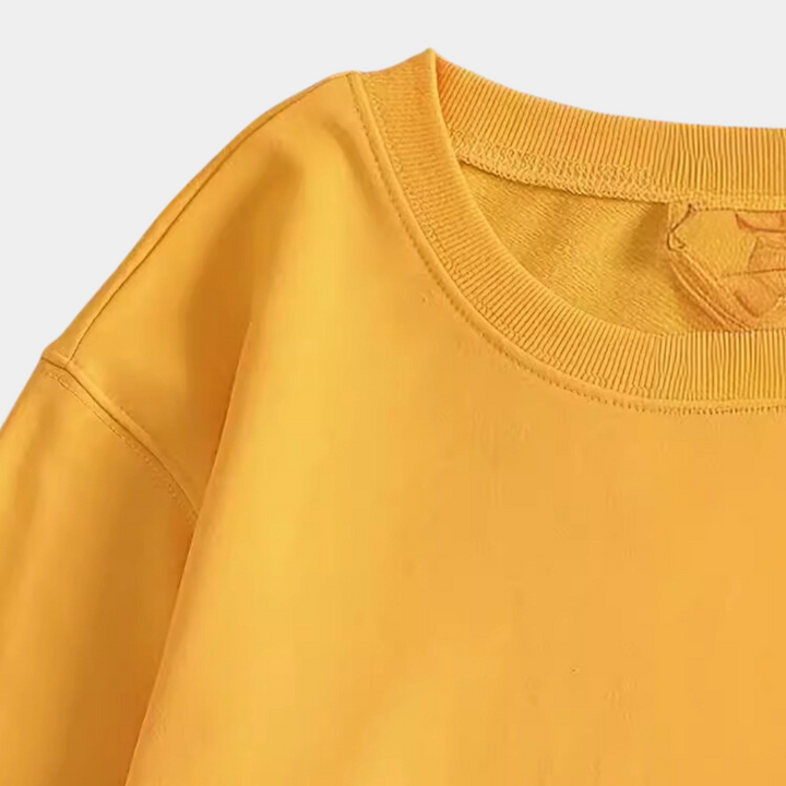 Stilla | Enkel Blomster Sweatshirt til Kvinder