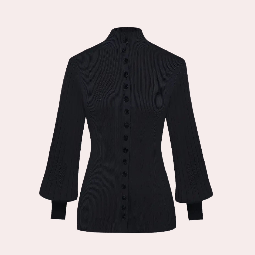 Stilla | Elegant Strikket Cardigan med Knapper til Damer