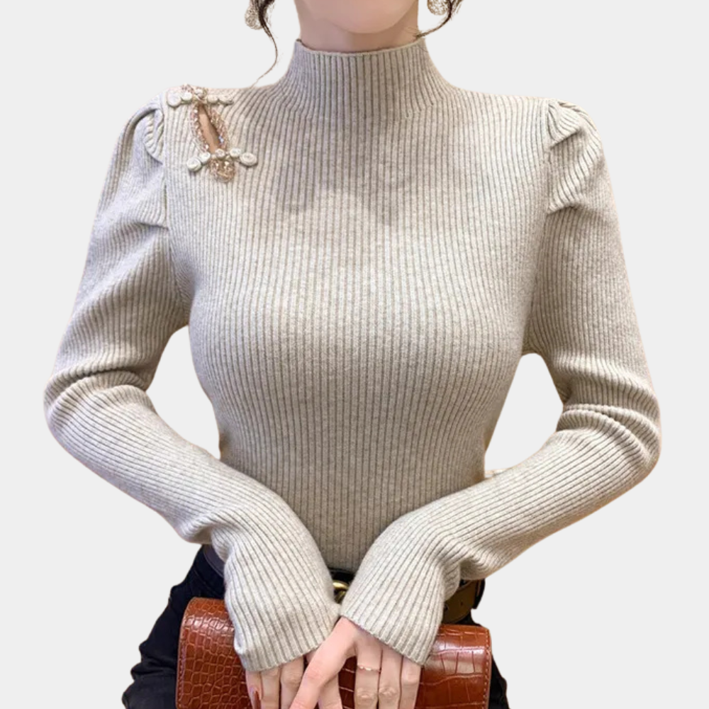 Stilla | Moderigtigt Ribbede Sweater til Kvinder