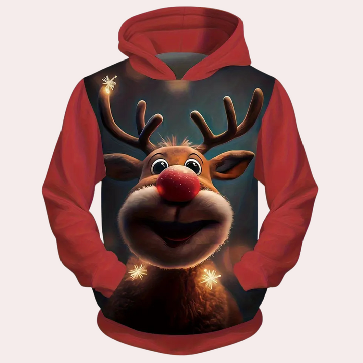 Stilla | Stilfuld Jule Hoodie til Mænd