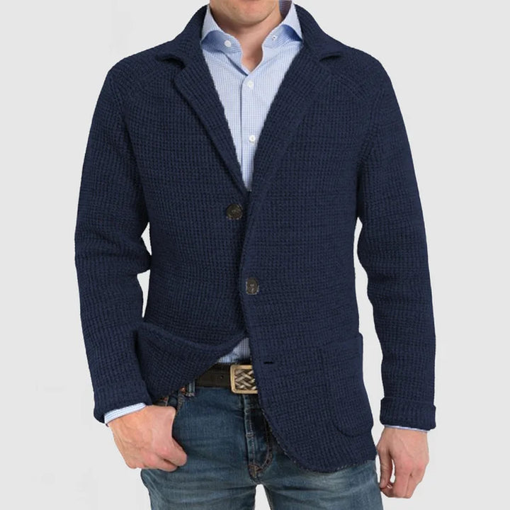 Stilla | Herr Strikblazer med To Knapper