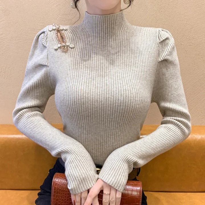 Stilla | Moderigtigt Ribbede Sweater til Kvinder