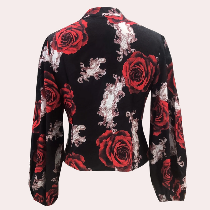 Stilla | Moderne Blomster Top til Kvinder