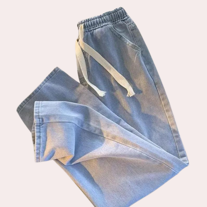 Stilla | Mænd Denim Bukser med Snøre