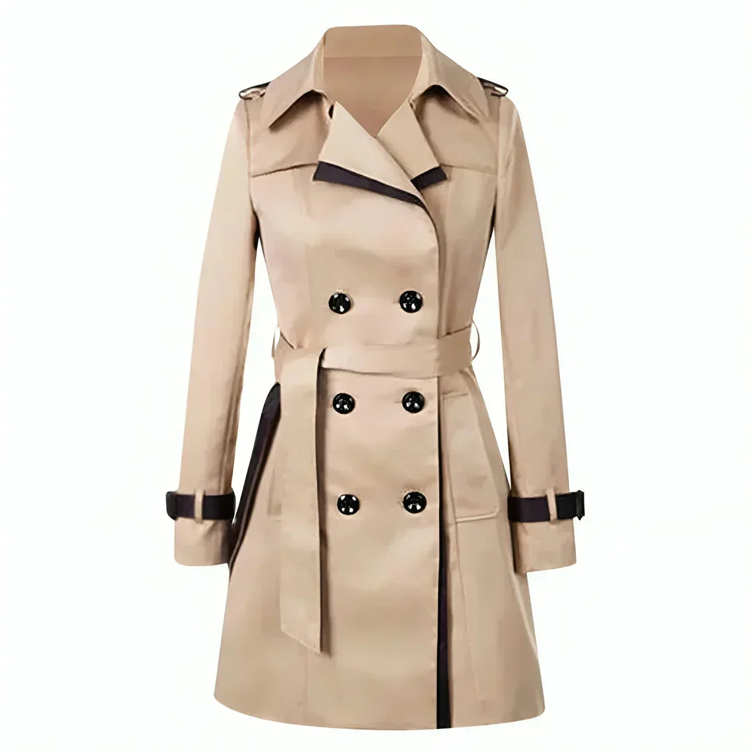 Stilla | Klassisk Trenchcoat med Bælte Polyester Tidløs & Elegant