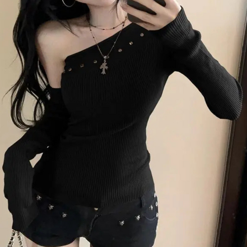 Stilla | Asymmetrisk Skuldersweater til Kvinder