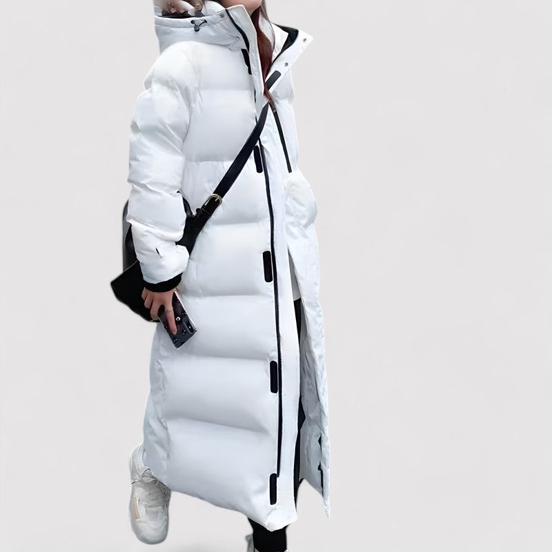 Stilla | Puffer-parka med hætte dame vinterjakke