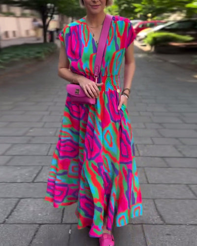 Stilla | Casual Bomuldsblanding Med Print Perfekt Til Forår Og Sommer