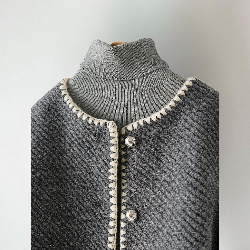 Stilla | Stilfuld Letvægts Strik Cardigan til Lagdeling