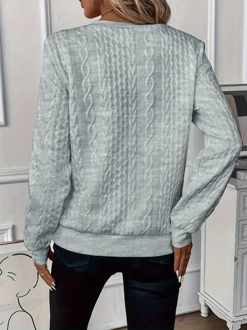 Stilla | Quilted Fritids sweatshirt