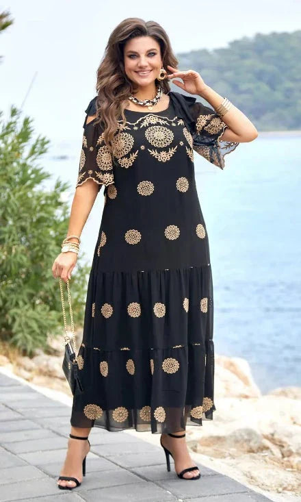 Stilla | Elegante Kjole Med Smukt Print