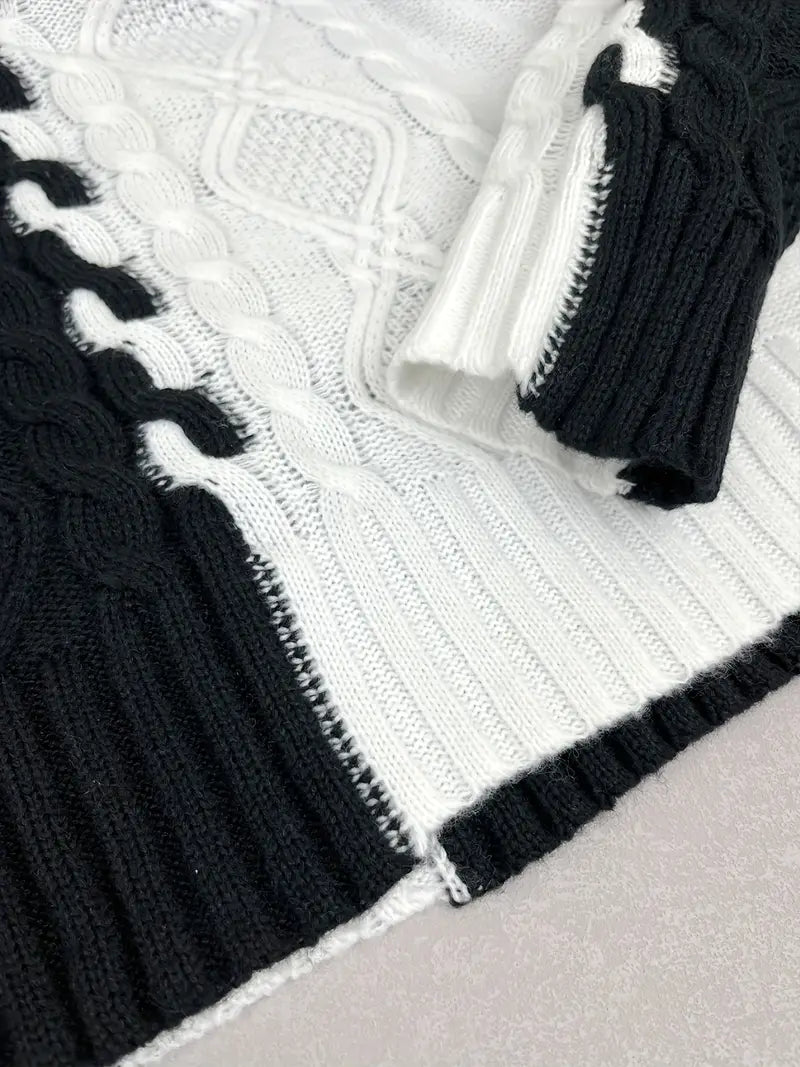 Stilla | Rullekravepullover Af Groft Maskevarer