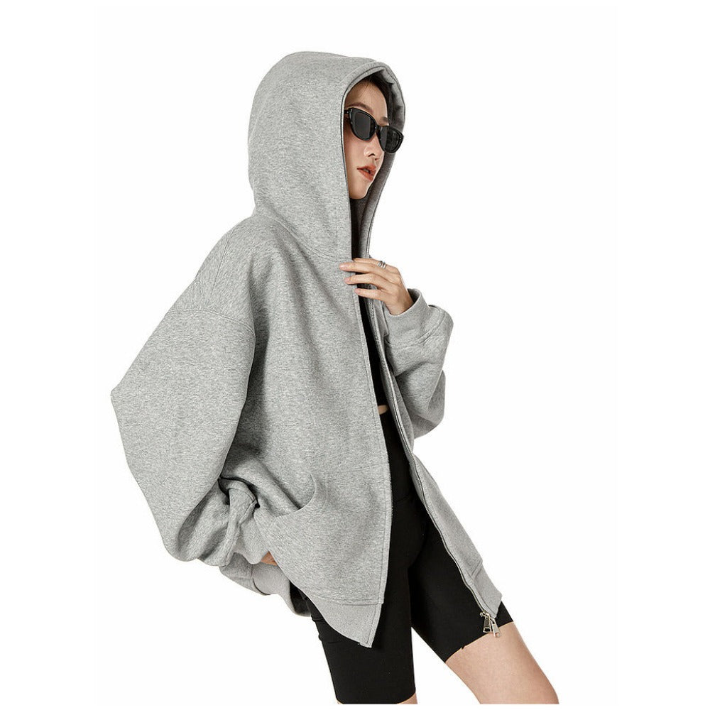 Stilla | Hoodie med Lynlås til Damer