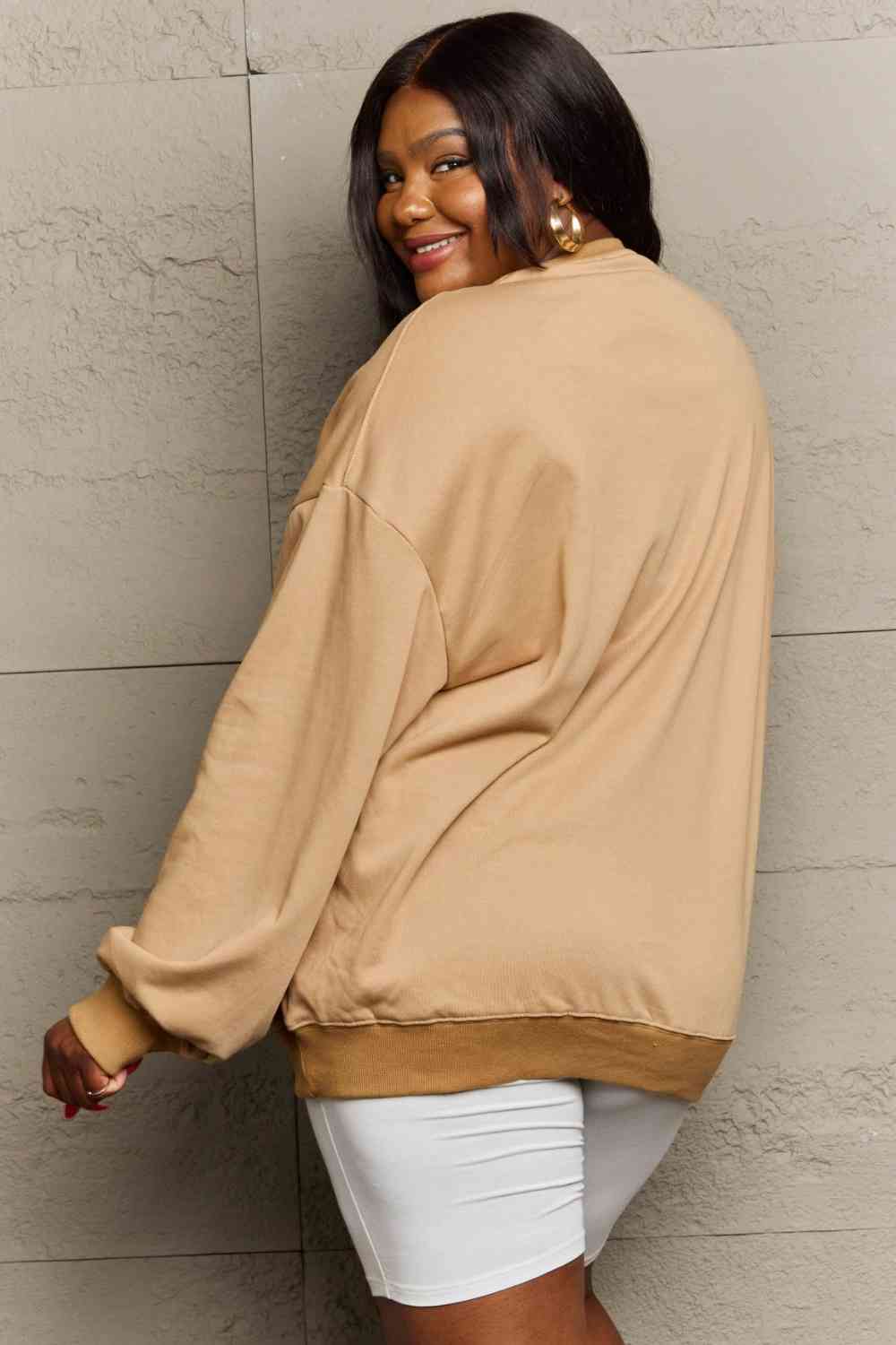 Stilla | Love Full Size Snemand Grafik Sweatshirt