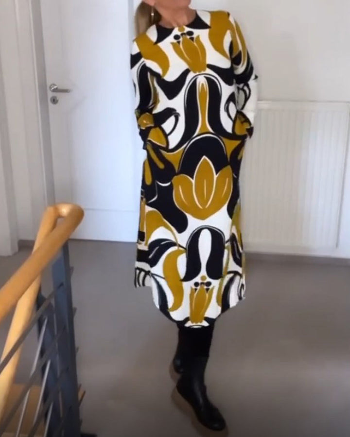 Stilla | Rundhalset kjole