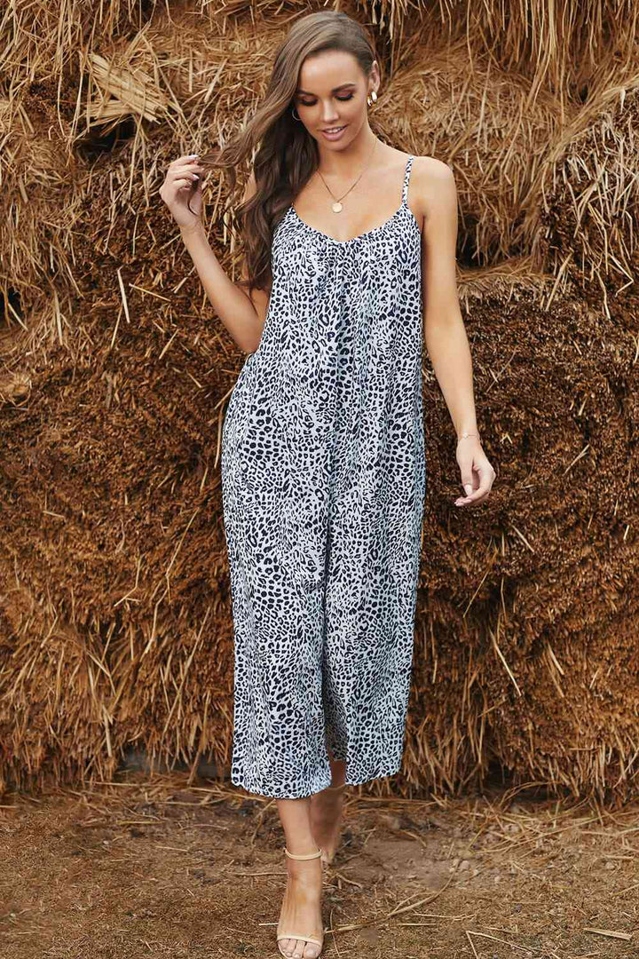 Stilla | Spaghetti Strop Lav Rygg Jumpsuit